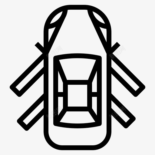 汽车顶视图汽车车门图标svg_新图网 https://ixintu.com 智能汽车 汽车 汽车顶视图 车门 驱动器