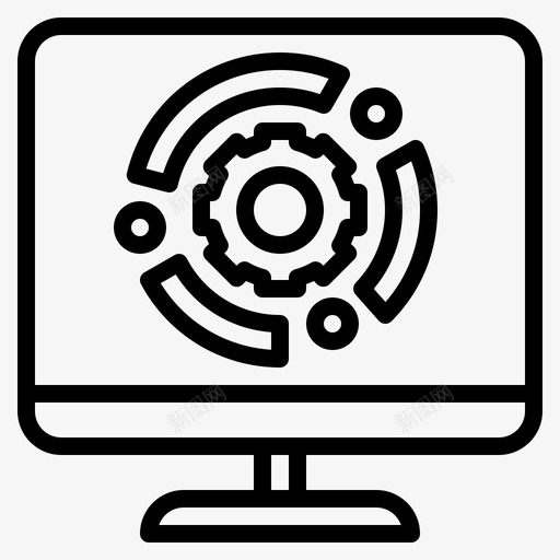 操作系统计算机软件图标svg_新图网 https://ixintu.com 商业智能 技术 操作系统 系统 计算机 软件