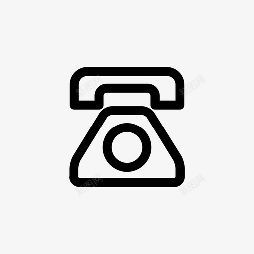 电话联系人用户界面图标svg_新图网 https://ixintu.com 用户界面 电话 联系人