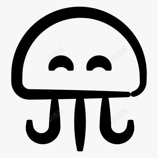 鱿鱼快乐鱿鱼海鱿鱼图标svg_新图网 https://ixintu.com 墨水精华卷3 快乐鱿鱼 海鱿鱼 鱿鱼
