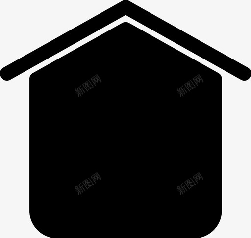 家住所小屋图标svg_新图网 https://ixintu.com 住所 家 小屋 房地产 房子