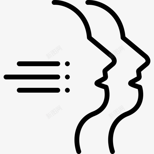 两面派图标svg_新图网 https://ixintu.com 两面派