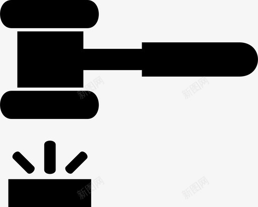 法律法庭法官图标svg_新图网 https://ixintu.com 法官 法庭 法律 陪审团