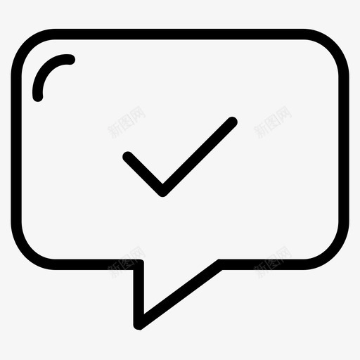 发送消息批准聊天图标svg_新图网 https://ixintu.com 发送消息 批准 支持 消息 电子商务图标 聊天 通话
