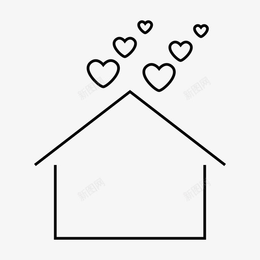 甜蜜的家亲爱的爱情图标svg_新图网 https://ixintu.com 亲爱的 婚宴 婚礼 浪漫 爱情 甜蜜的家