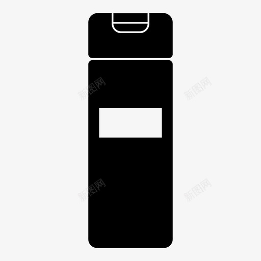 洗发水瓶护发素容器图标svg_新图网 https://ixintu.com 容器 护发用品 护发素 洗发水和护发素 洗发水瓶