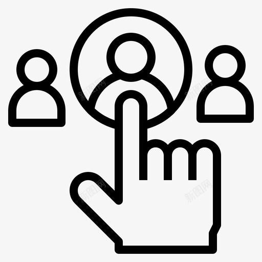 合适的人人力资源职务图标svg_新图网 https://ixintu.com 业务管理大纲 人力资源 合适的人 职务 选择