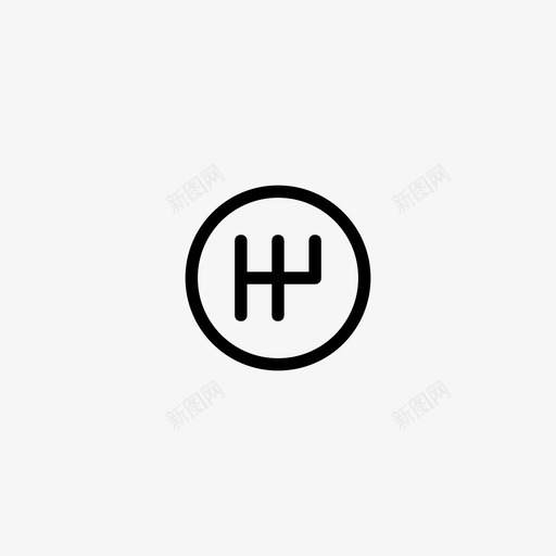 手动变速箱汽车驱动图标svg_新图网 https://ixintu.com 发动机 手动变速箱 汽车 驱动