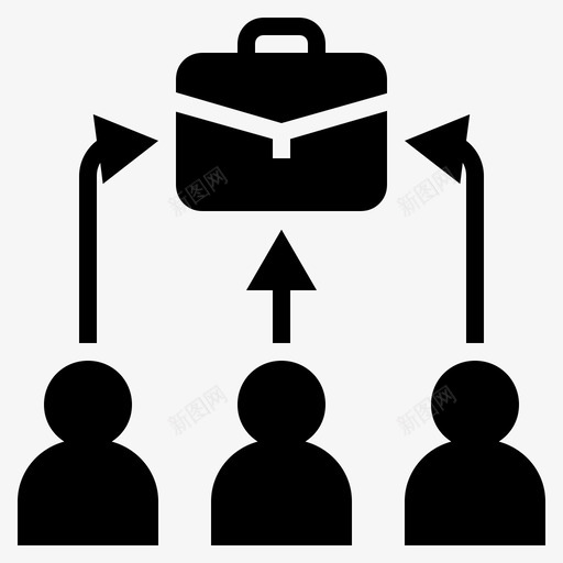 工人求职竞争图标svg_新图网 https://ixintu.com 工人 找工作 求职 竞争