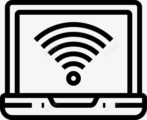 wifi连接住宿酒店图标svg_新图网 https://ixintu.com wifi连接 住宿 住宿概述 服务 酒店