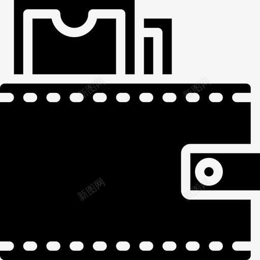 钱包现金电子商务图标svg_新图网 https://ixintu.com 支付 现金 电子商务 货币 钱包