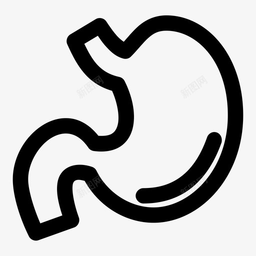 胃酸消化图标svg_新图网 https://ixintu.com 健康 器官 消化 胃 酸 饮食