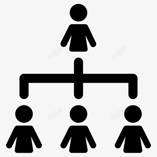 管理层员工层级图标svg_新图网 https://ixintu.com 员工 团队 层级 管理层 经理