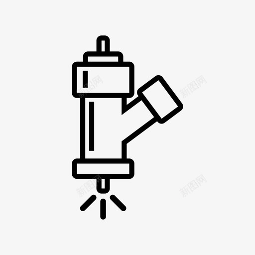 喷油器汽车性能图标svg_新图网 https://ixintu.com 喷油器 汽车性能