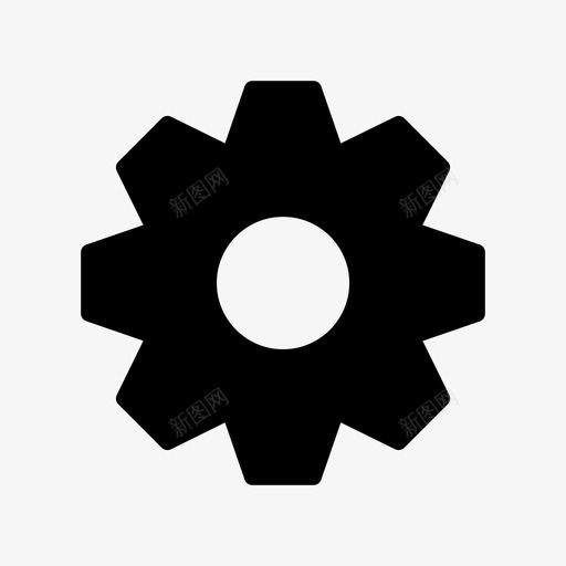 设置中心距配置图标svg_新图网 https://ixintu.com 中心距 办公室 办公室字形图标 设置 配置 首选项 齿轮
