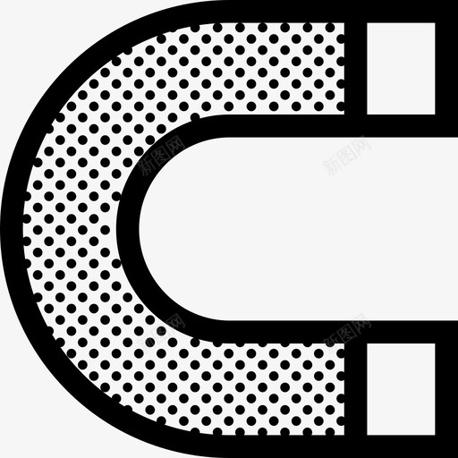 磁铁吸引力马蹄铁图标svg_新图网 https://ixintu.com 吸引力 杂点 磁性 磁铁 马蹄铁
