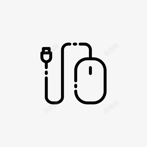 鼠标单击计算机图标svg_新图网 https://ixintu.com 办公室 单击 工作 计算机 通用工作和办公室图标 鼠标