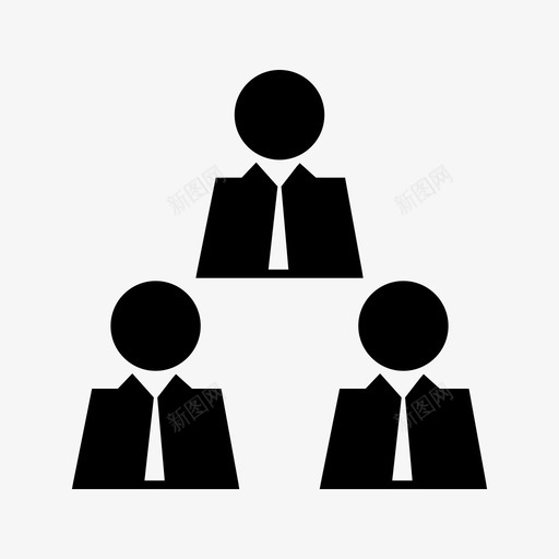 商务会议办公室团队图标svg_新图网 https://ixintu.com 3搜索引擎优化 办公室 商务会议 团队