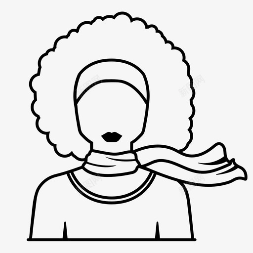 女人头像人物图标svg_新图网 https://ixintu.com 个人资料 人物 人物头像 头像 女人 用户