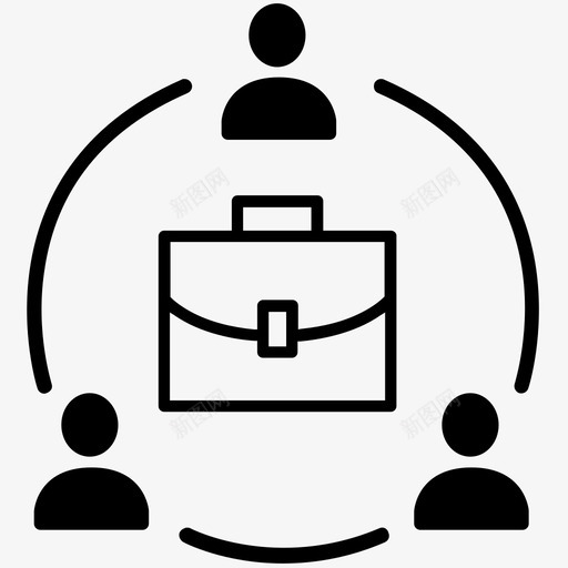 招聘雇佣招聘流程图标svg_新图网 https://ixintu.com 人力资源 团队 工作 招聘 招聘流程 雇佣