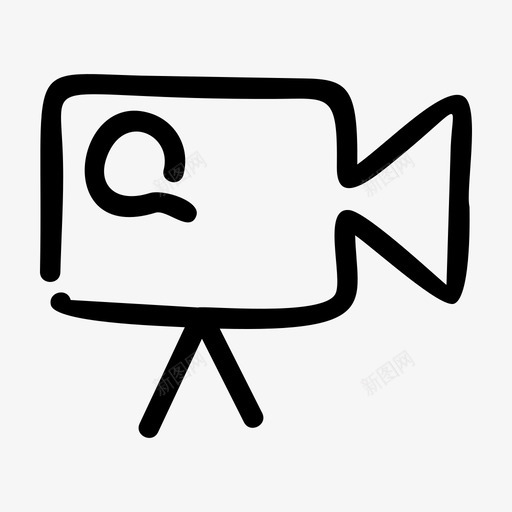 摄像机胶片记录视频图标svg_新图网 https://ixintu.com 业务线图标 摄像机 胶片记录 视频