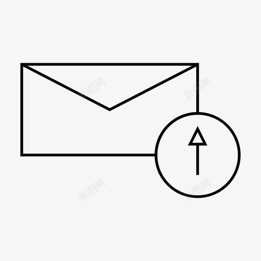 发送邮件邮件保存图标svg_新图网 https://ixintu.com 保存 发送 发送邮件 艺术设计行 邮件