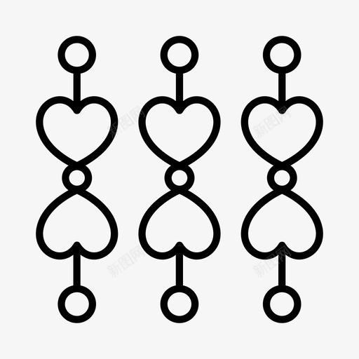发夹配件拉刀图标svg_新图网 https://ixintu.com 发夹 拉刀 时尚 衣服 配件