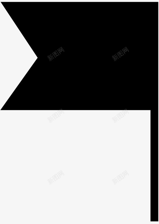 旗子检查站旗杆图标svg_新图网 https://ixintu.com 地图标记 实体物品已填充 旗子 旗杆 标记 检查站