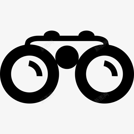 双筒望远镜镜头搜索图标svg_新图网 https://ixintu.com 双筒望远镜 变焦 手表 搜索 野营填充 镜头
