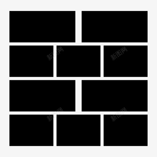 砖建筑石头图标svg_新图网 https://ixintu.com 墙 建筑 石头 砖