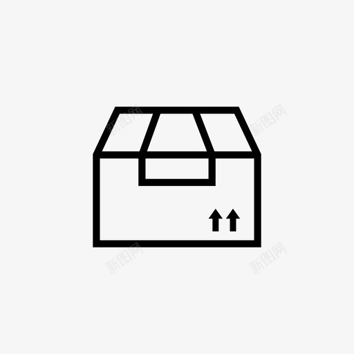 包裹箱子运输图标svg_新图网 https://ixintu.com 包裹 箱子 运输