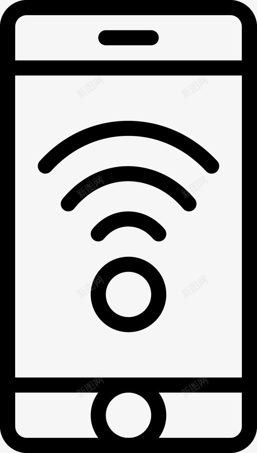 wifi连接wifi连接通信图标svg_新图网 https://ixintu.com Pretycons通信第1卷概述 wifi连接 传递 消息 联系人 通信 邮件