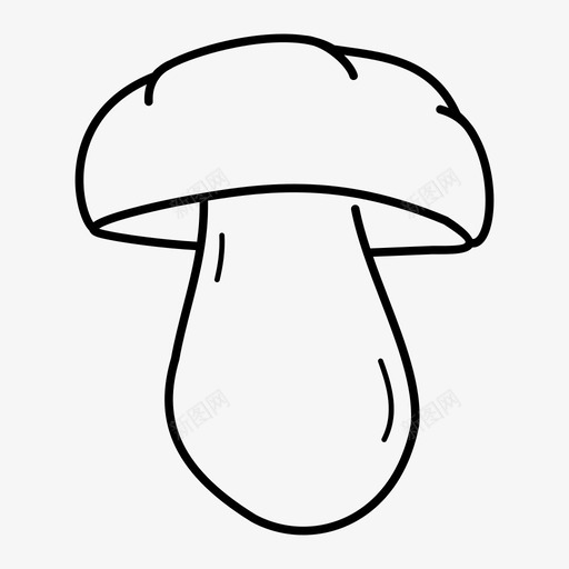 牛肝菌图标svg_新图网 https://ixintu.com 牛肝菌