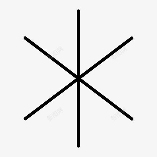 星号乘法密码图标svg_新图网 https://ixintu.com 乘法 密码 星号 星星 雪花