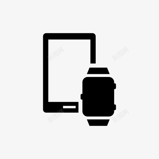 智能手表蓝牙图标svg_新图网 https://ixintu.com 智能手表 蓝牙