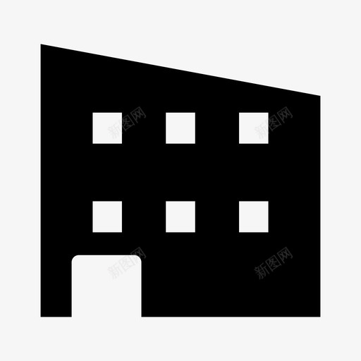 办公室建筑房地产图标svg_新图网 https://ixintu.com 办公室 建筑 房地产 酒店