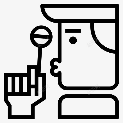 棒棒糖糖果生日派对图标svg_新图网 https://ixintu.com 棒棒糖 生日派对图标 糖果