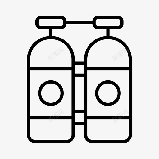 煤气罐工厂工业图标svg_新图网 https://ixintu.com 储气罐 制造业 工业 工业废料 工厂 煤气罐
