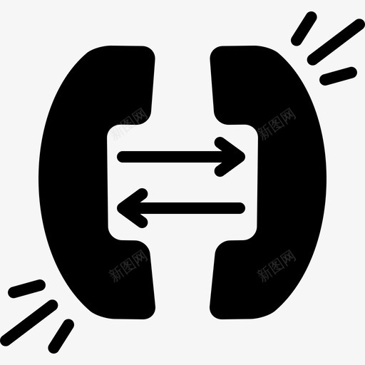 呼叫转移转发图标svg_新图网 https://ixintu.com 呼叫 转发 转移