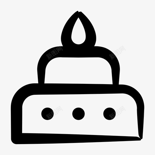 蛋糕生日蛋糕墨水精华卷3图标svg_新图网 https://ixintu.com 墨水精华卷3 生日蛋糕 蛋糕