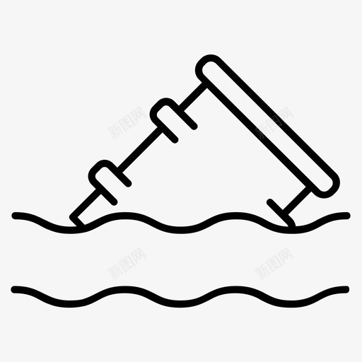 鼓海水图标svg_新图网 https://ixintu.com 水 污染稀薄 海 鼓