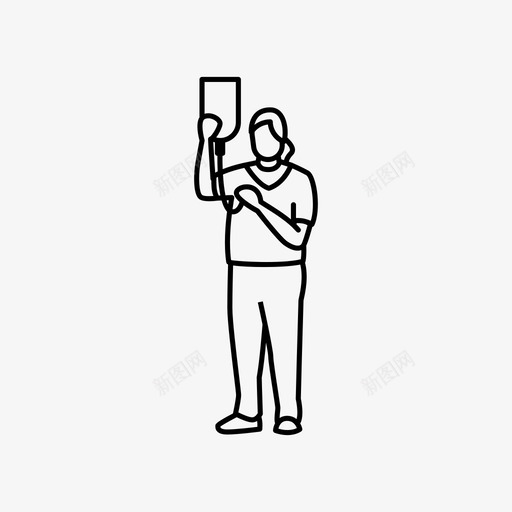 护士助理服务员图标svg_新图网 https://ixintu.com 保健 保健等类型 助理 护士 服务员 药物 静脉输液