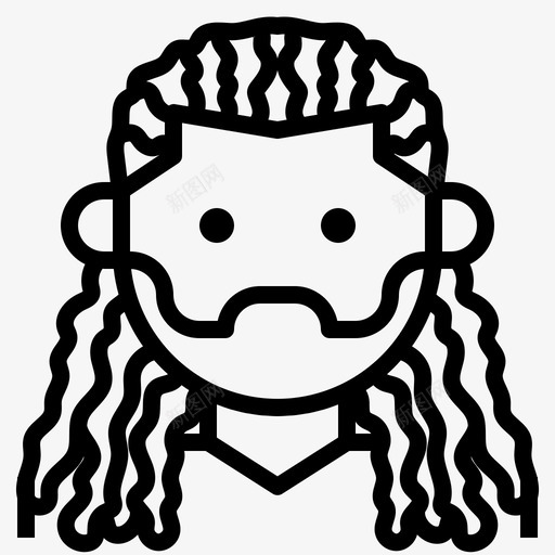 恐怖锁化身男孩图标svg_新图网 https://ixintu.com 化身 恐怖锁 男人 男孩 面部