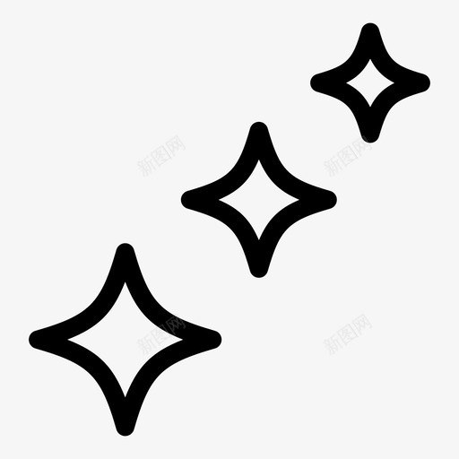 恒星天文学星系图标svg_新图网 https://ixintu.com 天文学 天空 天空之星 太空 恒星 星星 星系