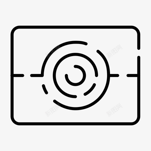 生物特征扫描仪网络锁图标svg_新图网 https://ixintu.com 安全 生物特征扫描仪 移动缝隙薄 网络 锁