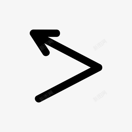 箭头后退光标图标svg_新图网 https://ixintu.com 光标 后退 方向 方式 箭头 箭头线