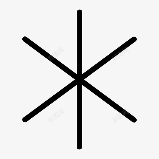 星号乘法密码图标svg_新图网 https://ixintu.com 乘法 密码 星号 星星 雪花