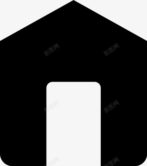 家住所小屋图标svg_新图网 https://ixintu.com 住所 家 小屋 房地产 房子