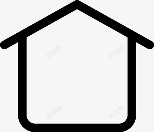 家住所小屋图标svg_新图网 https://ixintu.com 住所 家 小屋 房地产 房子