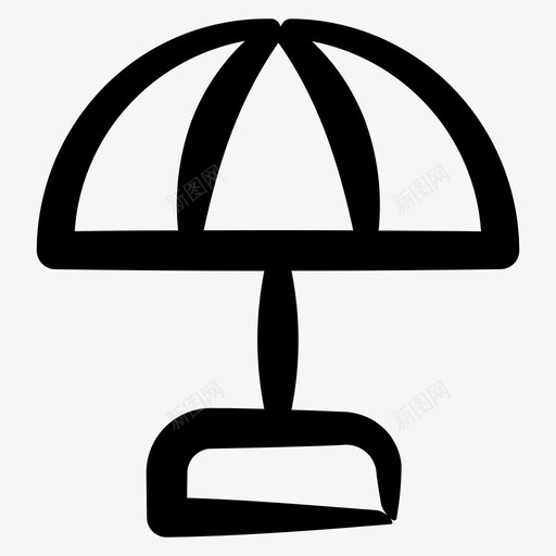 沙滩伞墨汁精华第三卷图标svg_新图网 https://ixintu.com 墨汁精华第三卷 沙滩伞